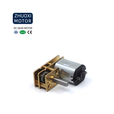 China Zhuoxi Motor Supplier 24mm Gearbox N20 Motor Small Size 100 RPM 2.4V 6V DC Gear Totally Enclosed Motor for sale