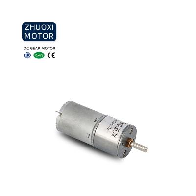 China 25mm Low RPM Gearbox Totally Enclosed DC Geared Electric Motor with Encoder 24v DC Motors Specifications for sale