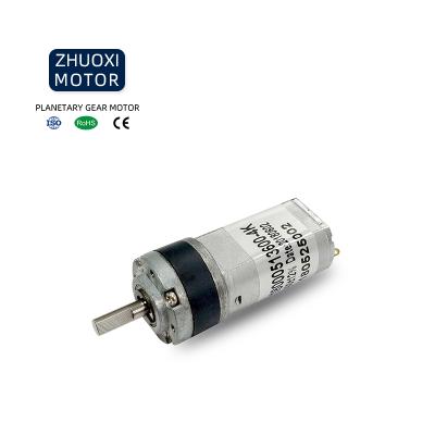 China Totally Enclosed Diameter 22 mm Gearbox 18v Robot Motor Mini High Torque DC Brush Motor 2nm 7 rpm Planetary Gear Motor for sale