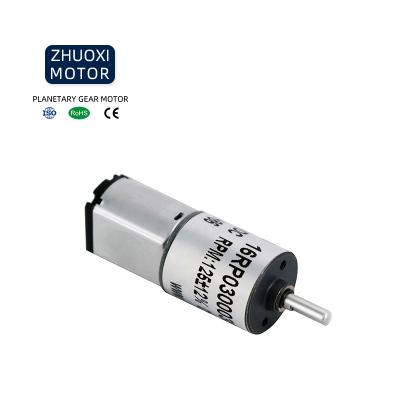 China Totally Enclosed 16RP030 16 mm High Efficiency Motor 12v High Torque Small High Speed ​​1500 Rpm Planetary Gearbox for sale