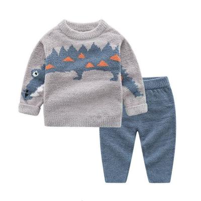 China Customized Boy Sweater Anti-pilling Gift Sets High Quality Newborn Baby Sweater Knitted Sweater Baby For Kids for sale