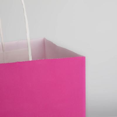 China Recycled Hot Selling Custom Paper Bag Materials 2023 Competitive Price Rose Paper Bag With Low MOQ for sale