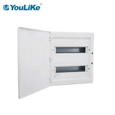 China HIPS Industrial Low Voltage 32way Circuit Breaker Electrical Panel Recessed Outdoor Electrical Panel for sale