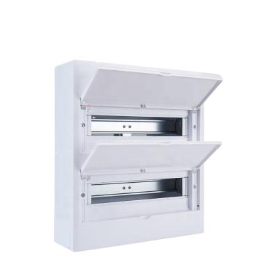 China Indoor Light Distribution YOU LOVE JX 32way Electric Power Two Phase White Metal Base Distribution Box for sale