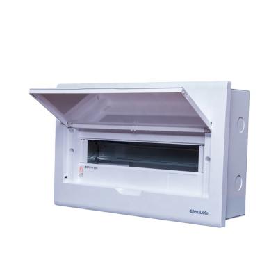 China IP40 Indoor Metal Clad Enclosure Light Distribution 16way Light Distribution Consumer Consumer Unit With PC Cover for sale