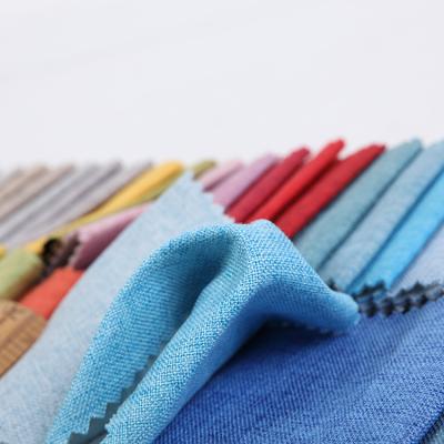 China Breathable Knitted Memory Plain Dyed Water Soluble Lightweight Soft Linen Fabric For Clothes for sale