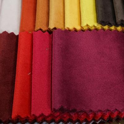 China Memory Lining 100% Polyester Holland Velvet Italy Home Textile Sofa Cover Fabric for sale