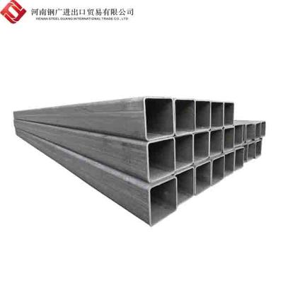 China Liquid Carbon Steel Pipe ASTM A500 Gr.B Black Hollow Section Square And Rectangular Tube for sale