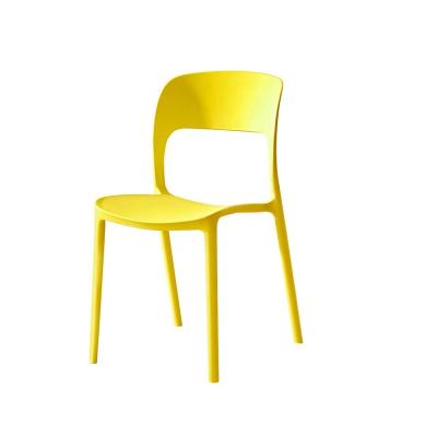 China Hot Selling Cooling Living Room Furniture Cheap Colorful Modern Plastic Plastic Dining Chairs for sale