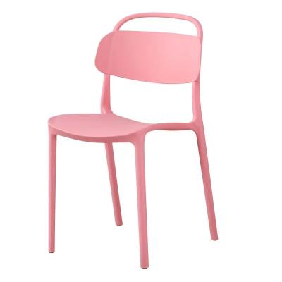 China Modern Outdoor Leisure Cheap Plastic Stacking Chair Simple Design Dining Chair for sale