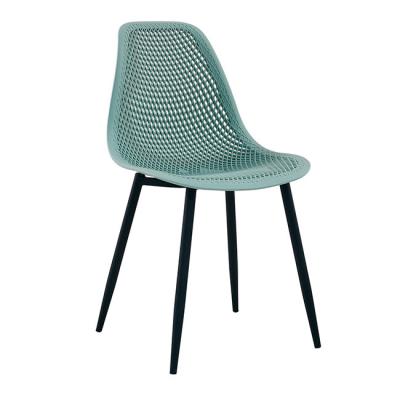 China Modern Simple Cooling Art Literature Literature Negotiation Chair Backrest Chair Nordic Office Chair Simple Dining Plastic Desk And Chair for sale