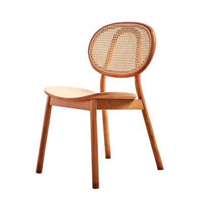 China Idyllic (The Other) Adjustable Vintage Rattan Dining Chair Modern Minimalist Lounge Chair Designer Balcony Simple Lounge Chair for sale