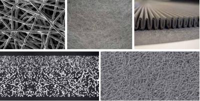 China 0.43mm Thickness 80% Porosity 7600 Bubble Point Multi-Layer Great Dirt Holding CapacitySintered Metal Fiber Felt for sale