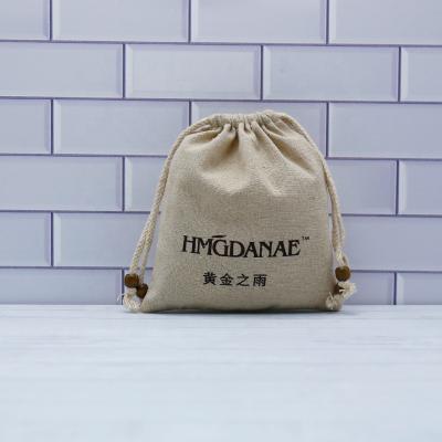 China Wholesale Brown Jute Envelope Jute Pouch Small Drawstring Gift Bag Online Customize Jute Bags for sale