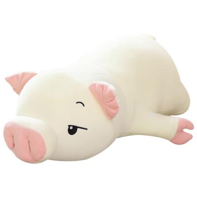 China Wholesale 40cm Plush Down Super Soft Cotton Kawai Pig Pillow Filled Hug Pig Stuffed Animal Pillow for sale