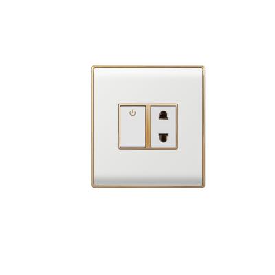 China Easy Install Trending Hot Professional Bedroom Products Socket Acrylic Wall Switches for sale