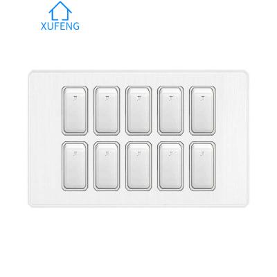 China Safety Electric Wall Button Reset Wall Outlet And Luxury Wall Switch for sale