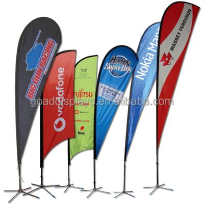 China GAD Manufacturer FLYING Outdoor Custom Cheap Beach Flag for sale