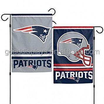 China New Style FLYING Custom Sublimation Printing Polyester Yard Flags With NFL for sale