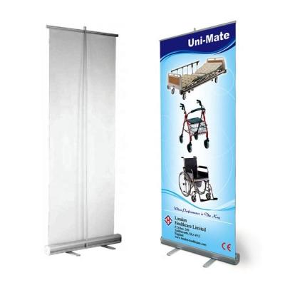 China Lightweight Digital Printing 80 x 200 Roll Up Banner Size Ribbon Stage Roll Up Banner Stand for sale