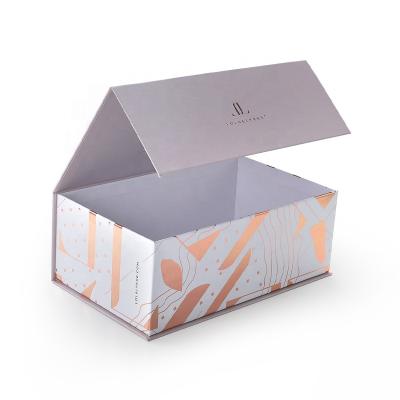 China Recyclable Pink Magnetic Gift Box Wedding Box Decoration Gift Box For Wedding for sale