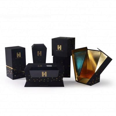 China Recyclable Cosmetic Box Luxury Cosmetic Gift Box Biodegradable Packaging For Makeup for sale