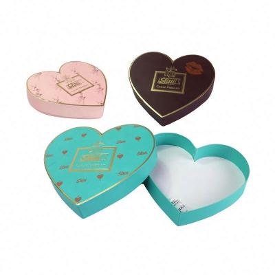 China Recyclable Color Wedding Heart Boxes High Quality Paper Chocolate And Flower Gift Box Packaging Box for sale