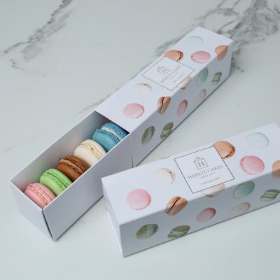 China Recyclable Macaron Box Verpackung Slide Around Cupcakes Christmas Gift Packaging Number Boxes Dozen Printed Cake Boxes for sale