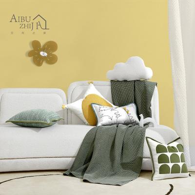 China Home Decorative Sofa Bed Throw Pillow Covers AIBUZHIJIA Summer Series Original Designer Jurassic Anti-Static High End Luxury Cushion Cover for sale