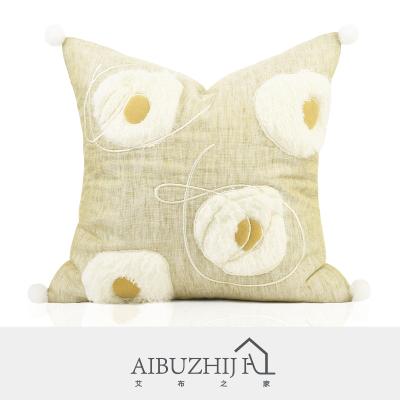 China Modern Anti-Static Kids Boho Pillow Cover 18*18 Inch Applique Process Embellished Pillow Case Embroidery Cushion Covers For Living Room for sale