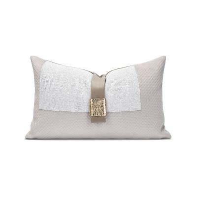 China Anti-static simple luxury geometric color number pillow custom coffee living room bedroom sofa decorative cushion for sale