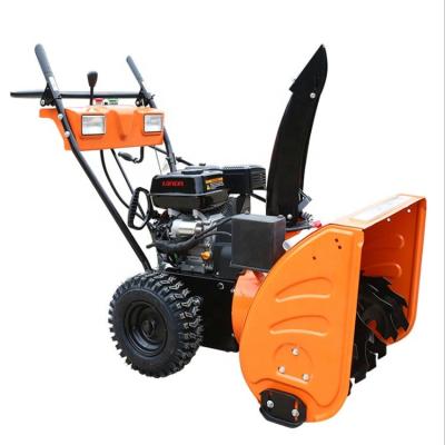 China Hotels 6.5hp Hand Push Gasoline Snow Moving Machine for sale