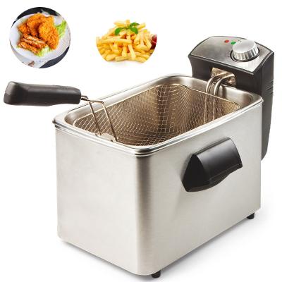 China Fast Temperature Cheap Deep Fryer Mini Air Fryer German Air Rising Commercial Fryer Suitable for Western Restaurants for sale