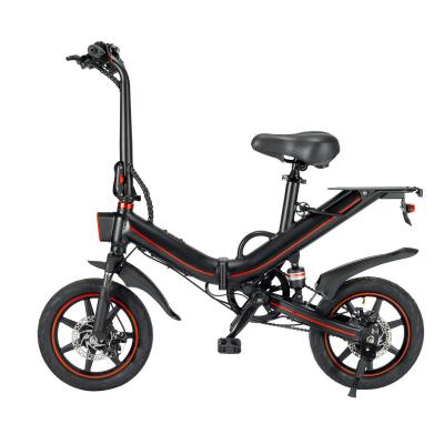 China Aluminum Alloy 48v 400w 14 Inch Electric Multifunctional Foldable E-Bike / City Scooter With App for sale