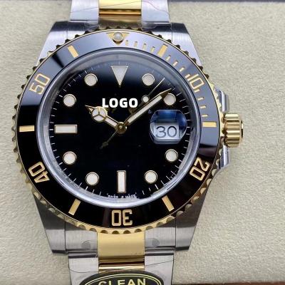 China New Factory 904L Steel 3235 Movement Good Quality Dive Clean Sapphire Watch 41mm Alarm 126613 Two Tone Gold Brand Watch for sale