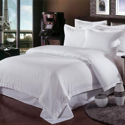 China Wholesale Nondisposable Soft Comforter Sets Bed Sheet Hotel 21 Single Bedding White Satin Comforter Duvet Cover for sale