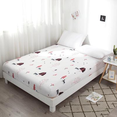 China Comfortable Single Style Bed Cover Washable Fitted Protector for sale