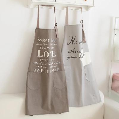 China 100% eco-friendly advertising aprons with company logo custom in cottonseed oil proof digital printed logo printed apron for sale