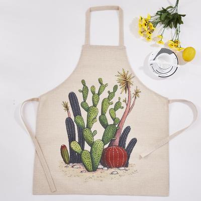 China 100% New Eco-friendly Korean Designs Printed Bibs Private Label Microfiber Waiter Woman Adult Makeup Apron for sale