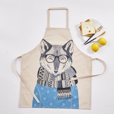 China 100% Eco-friendly Korean Digital Printed Logo Printed Aprons 2018 Hot Sale Eco-Friendly Recycled Promotional Oil Proof Aprons for sale