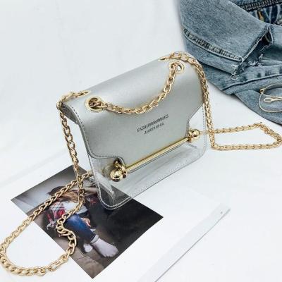 China 2020 New Trendy PVC Women Bag Waterproof Shoulder Bag Fashion Girls Freeze Bag Mini Purse for sale