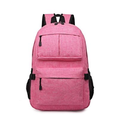 China Large Space Fashion Style Backpack High School Student Unisex Canvas Backpack for sale