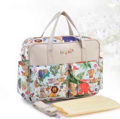 China Baby Diaper Bag Multifunctional Hot Selling Purpose Large Capacity Tote Bag for sale