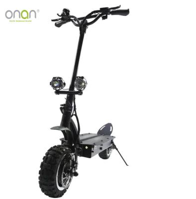 China ONAN unisex 2800w 60v big 11 inch tire hydraulic brake motor dual drifting Off Road electric scooter for sale