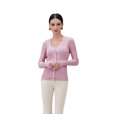 China 2021 Anti-wrinkle factory wholesale new product woman knitwear long sleeve cardigan open front knit tops for sale