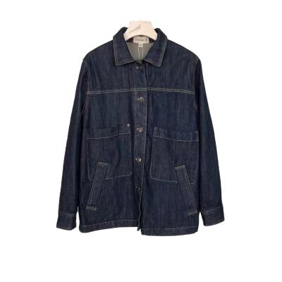 China Wholesale Breathable Jacket Woman Denim Jacket Long Sleeve Button Closure Female Casual Blazer for sale