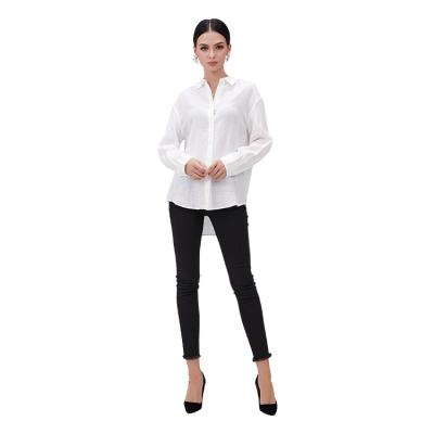 China Anti-pilling your charm, start from here news high quality hot sale women's long sleeve 100% ramie linen shirt style shirt new for sale