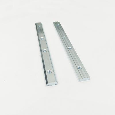 China Zinc plated carbon steel European standard joint bar connector  used  for connecting 3030 series aluminum profile for sale