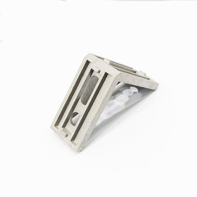 China ALLOY Aluminum alloy die cast bracket  for 3060 series aluminum profile for sale