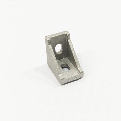 China ALLOY Aluminum alloy die cast bracket  for 2028 series aluminum profile for sale